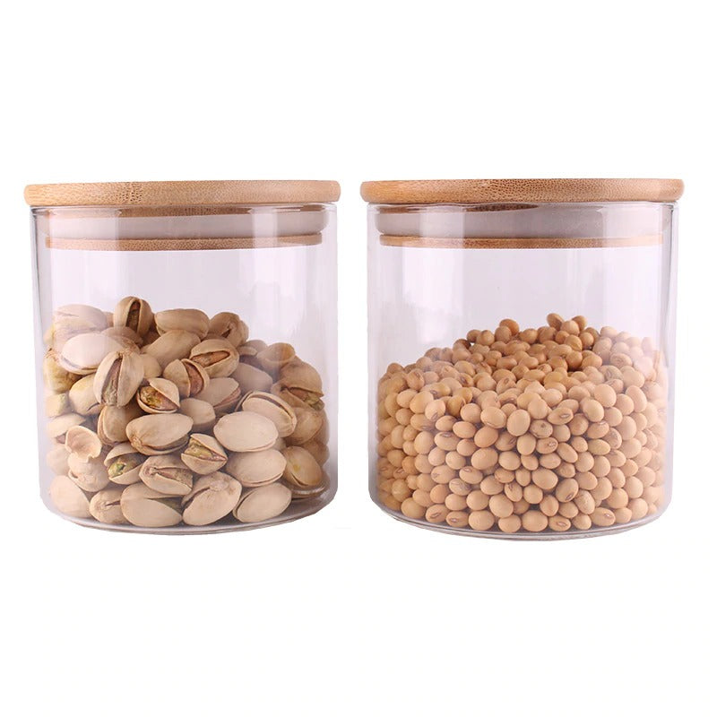 Transparent High Borosilicate Storage Bottle - waseeh.com