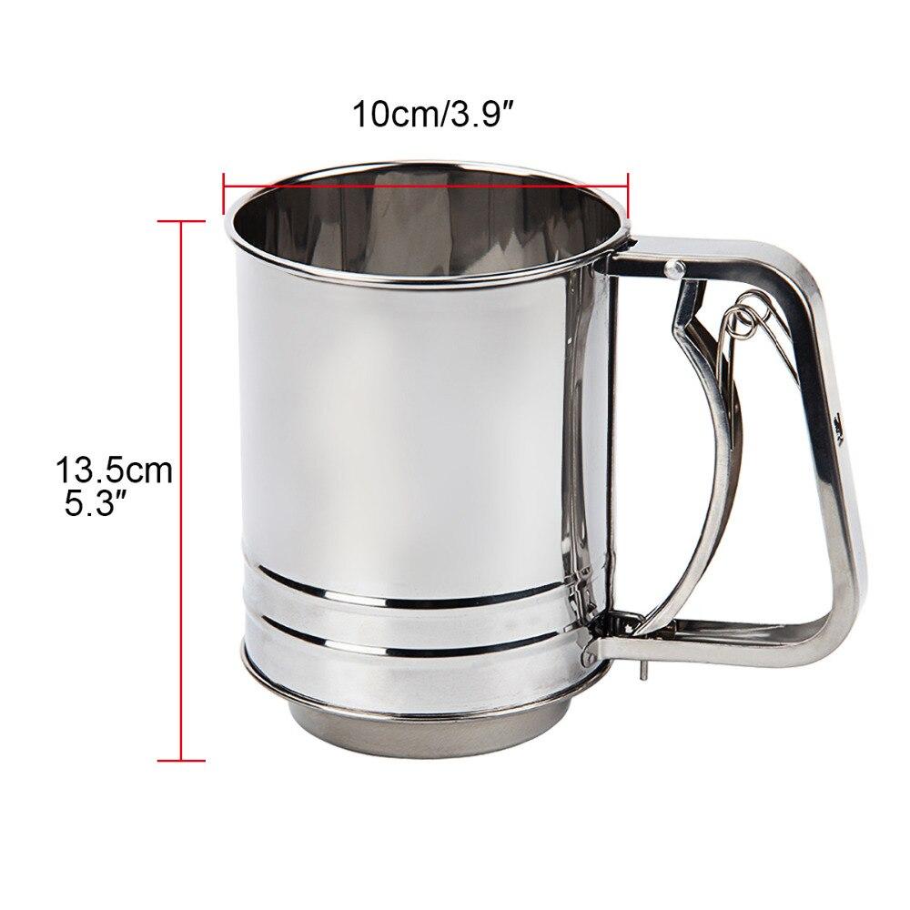 Stainless Steel Powder Sieve Mug - waseeh.com