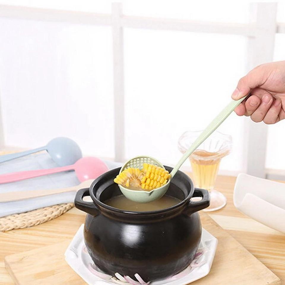 Long Handle Soup with Filter (2 in 1) - waseeh.com