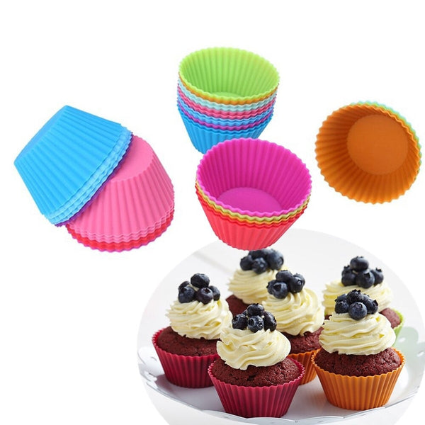 Silicone Cup Cake Mold (4 Shapes) - waseeh.com