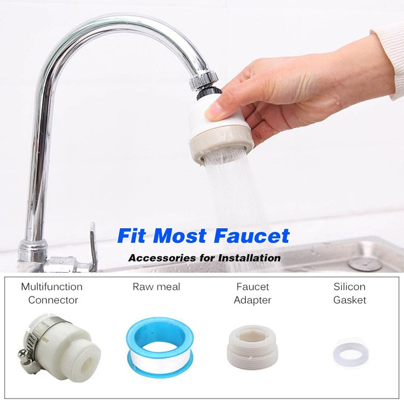 360 ° Rotating Faucet Aerator - waseeh.com