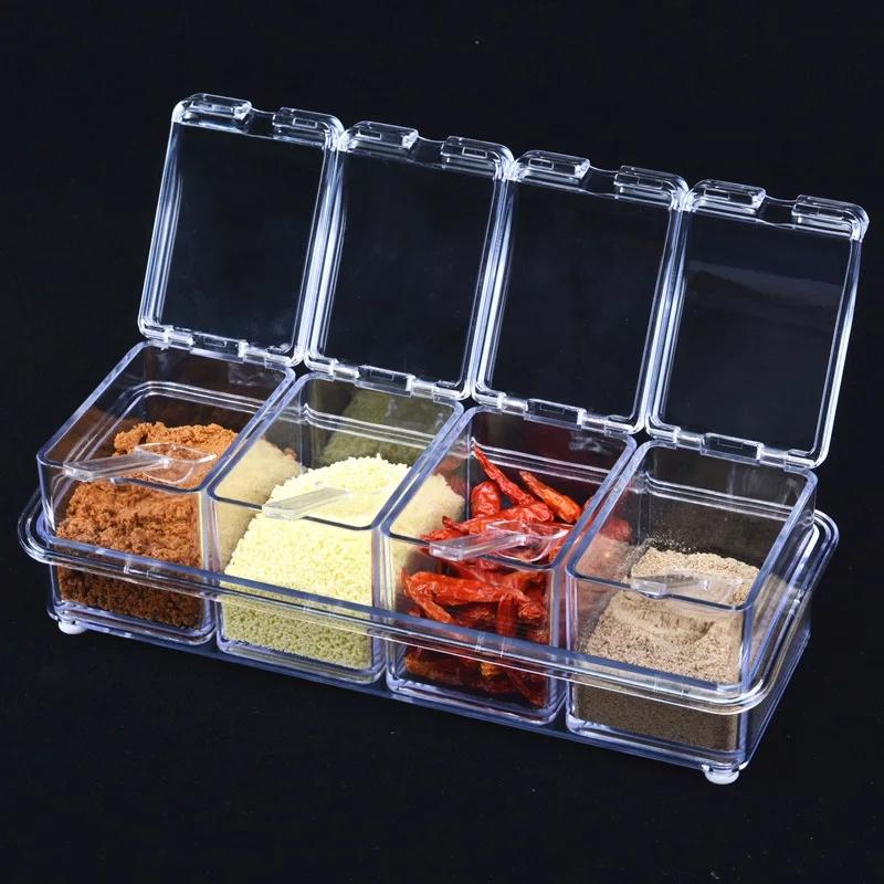 Transparent Seasoning Tank Spice Pots - waseeh.com