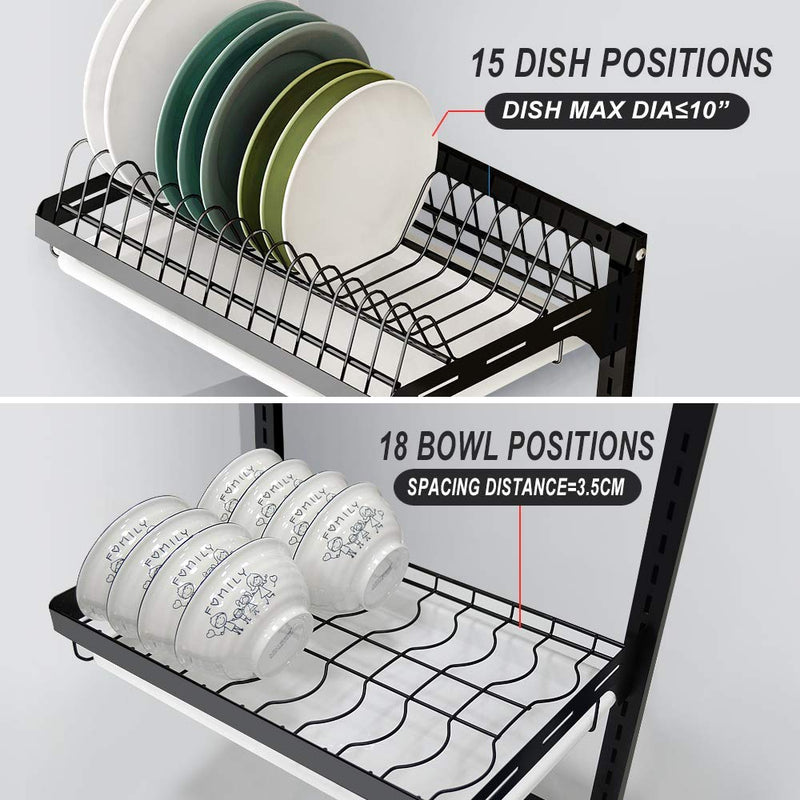 Wall Mounted Cutlery Holder Rack - waseeh.com