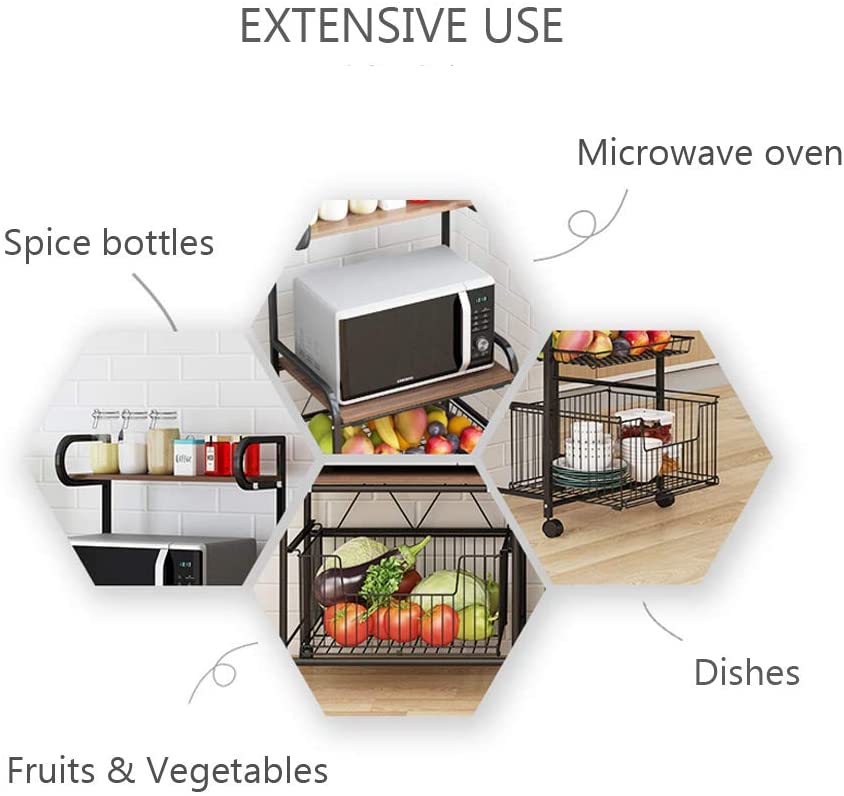 Metal Bender Kitchen Organizer U-Rack - waseeh.com