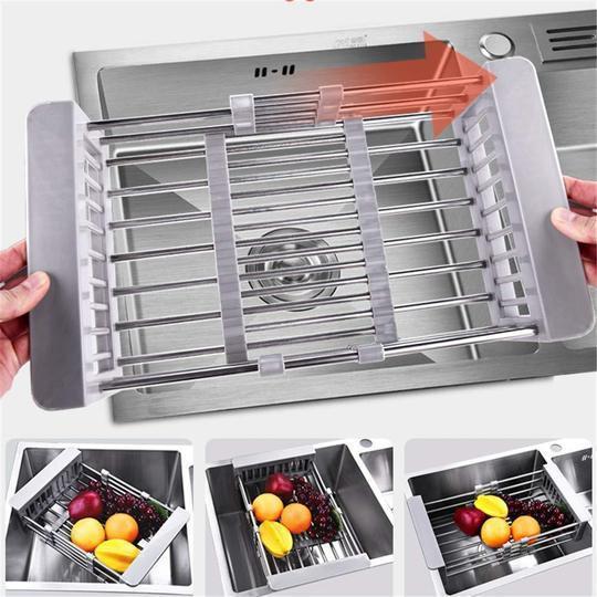 Stainless Steel Rack Drain Basket - waseeh.com