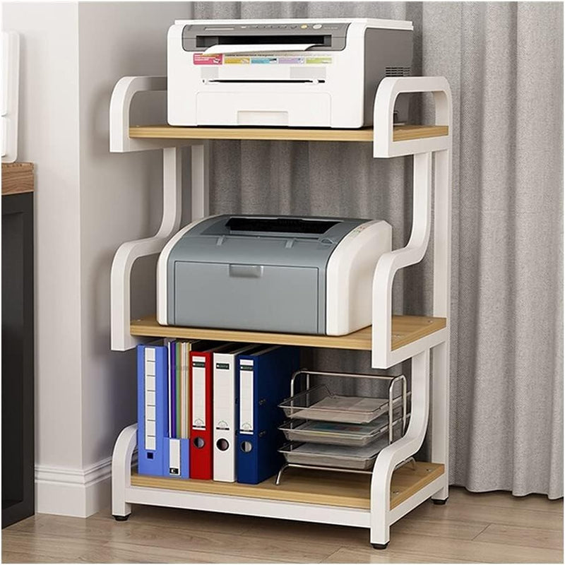 Printer Stand Floor-Standing Printer Stand Desktop Printer Stand Organizer - waseeh.com