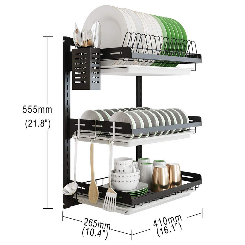 Wall Mounted Cutlery Holder Rack - waseeh.com