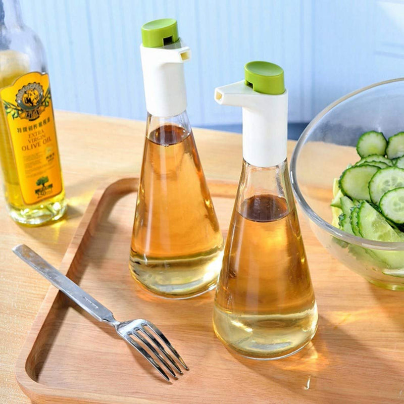 Green Oil / Vinegar Dispenser Set - waseeh.com