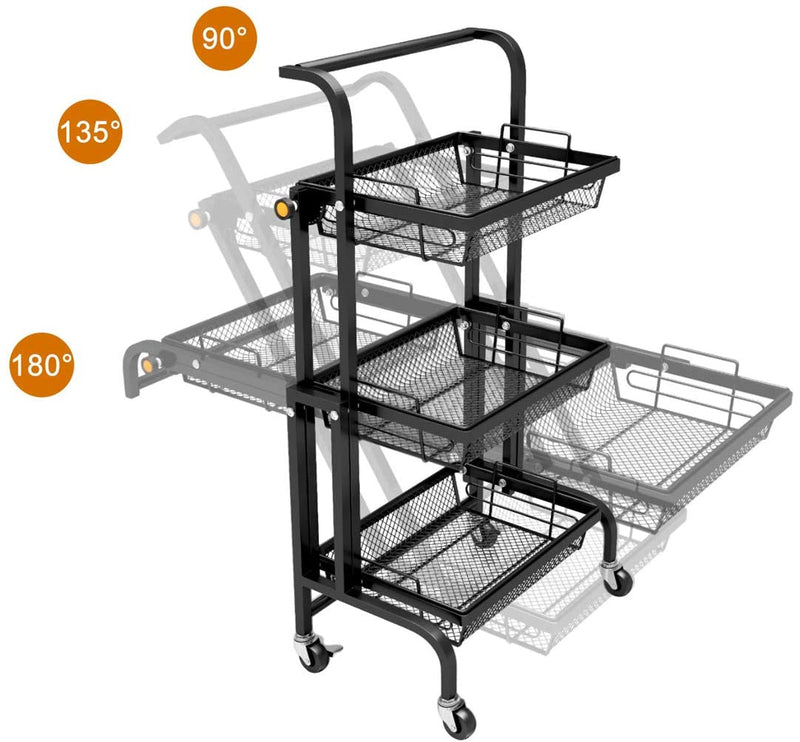 The Cruise Rolling Kitchen Organizer Trolley - waseeh.com