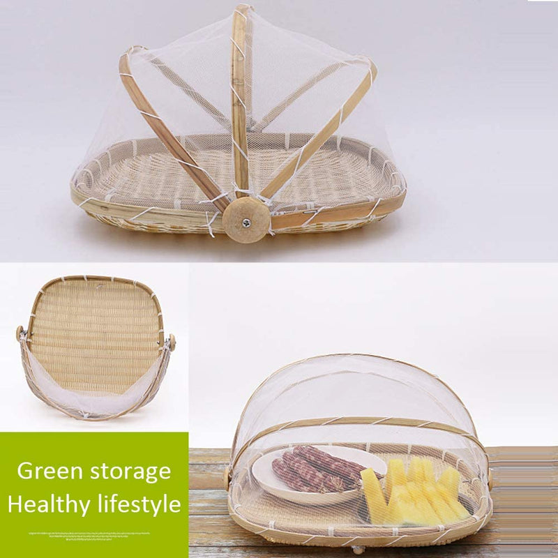 Woven Tent Basket (Set of 3) (Oval Cut) - waseeh.com