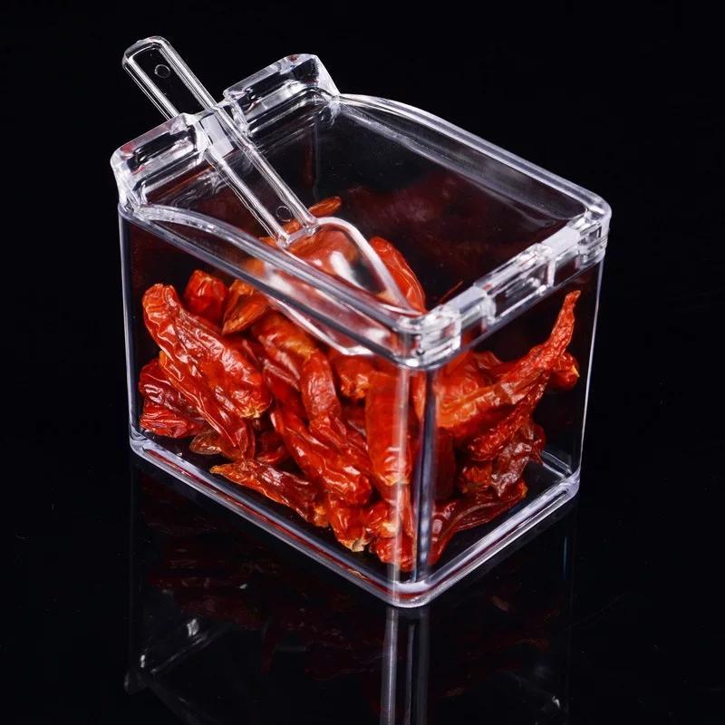 Transparent Seasoning Tank Spice Pots - waseeh.com