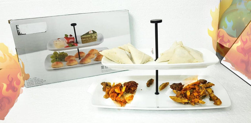 2 Tier Dessert Stand - waseeh.com