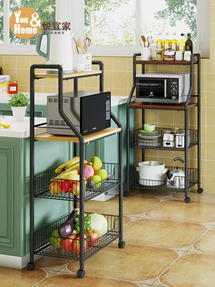 Floorie Moving Kitchen Cutlery Organizer Rack - waseeh.com