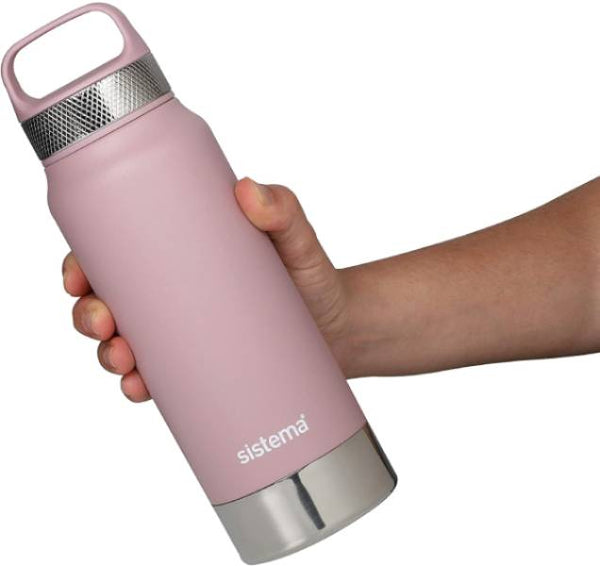 H&C Handle Stainless Steel Bottle - waseeh.com