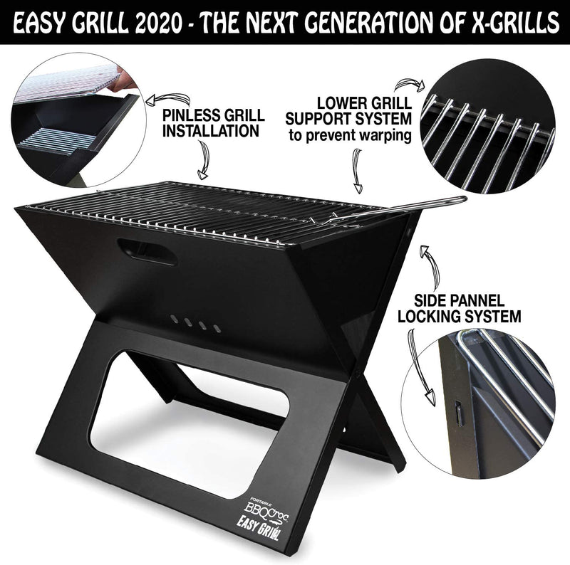 Portable BBQ Grill With Cooking Plate - waseeh.com