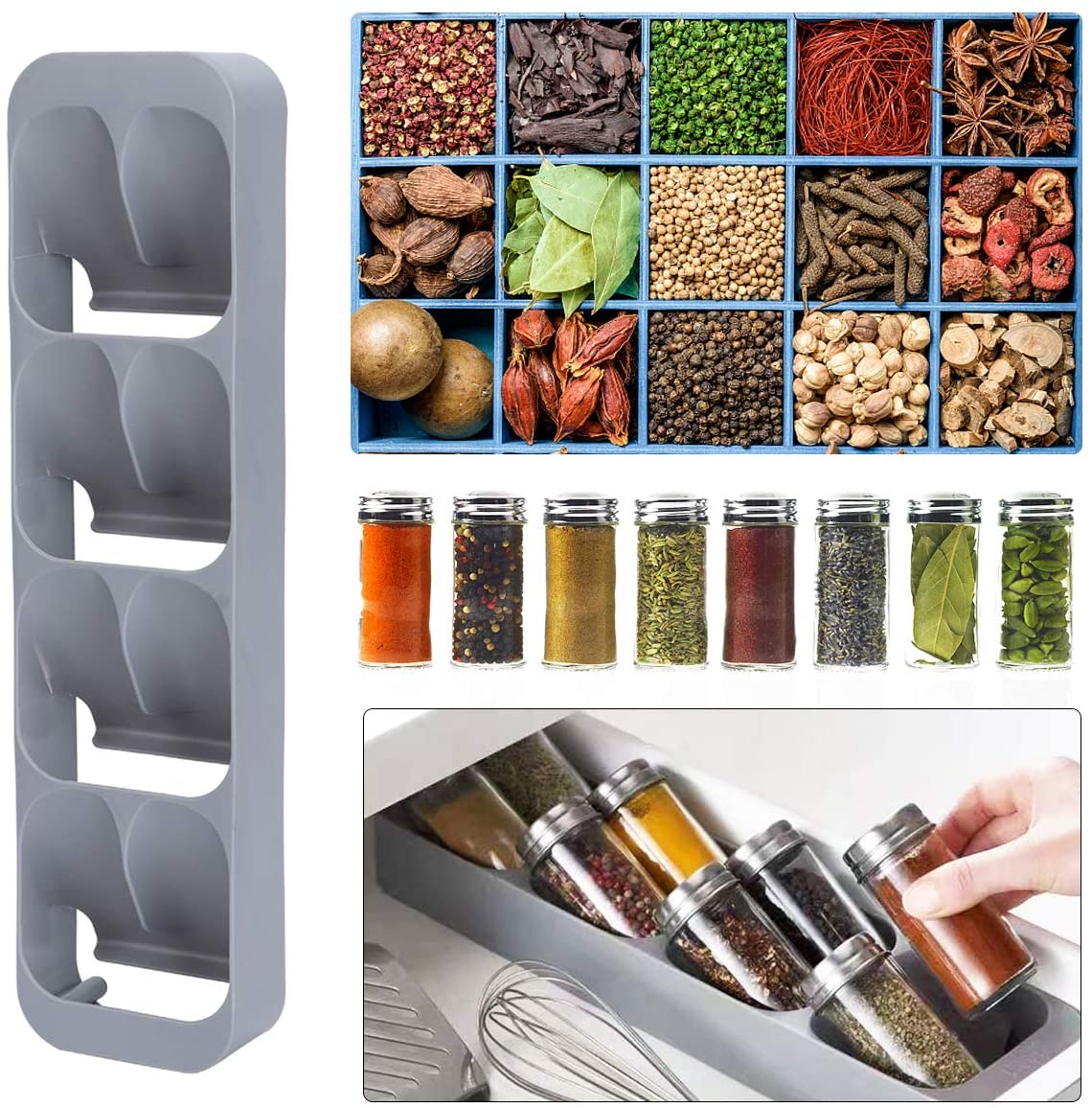 Spice Jar Organizer (8 Grid) - waseeh.com