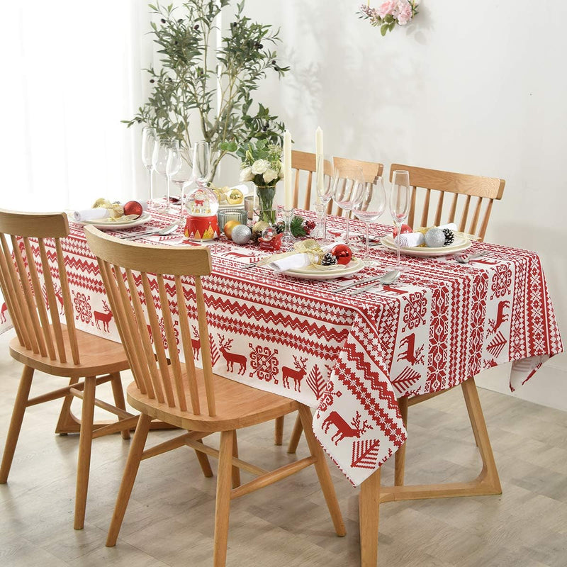 Nordic Printed Table Cover Duck Cotton