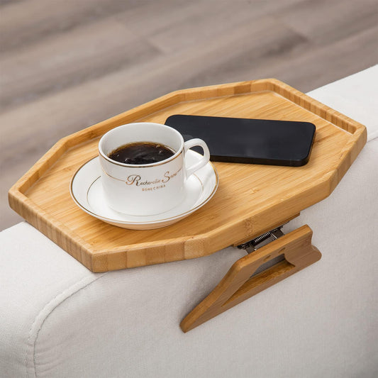 Oval Hexa Couch Arm Tray Table, Portable Table and Side Tables for Small Spaces - Special