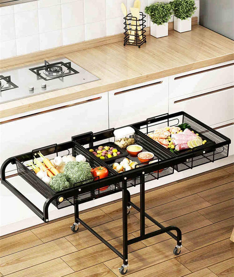 The Cruise Rolling Kitchen Organizer Trolley - waseeh.com