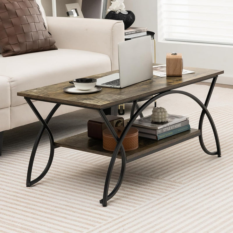 Cosablancy Modern Rectangular End Living Room Office Lounge Center Table