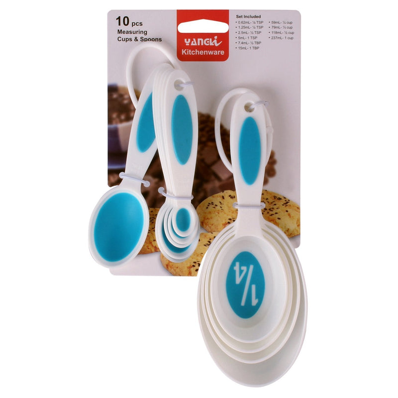 Bonanza Measuring Cup & Spoon Set  (10 Piece) - waseeh.com