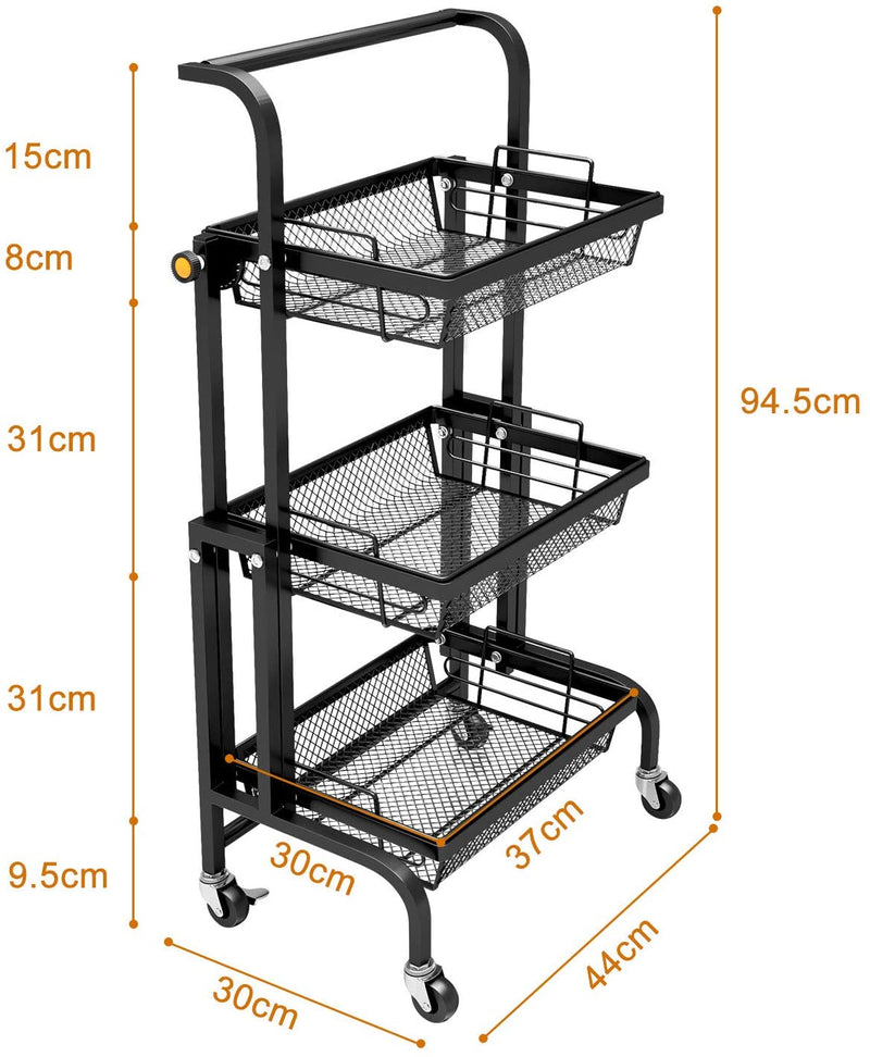 The Cruise Rolling Kitchen Organizer Trolley - waseeh.com