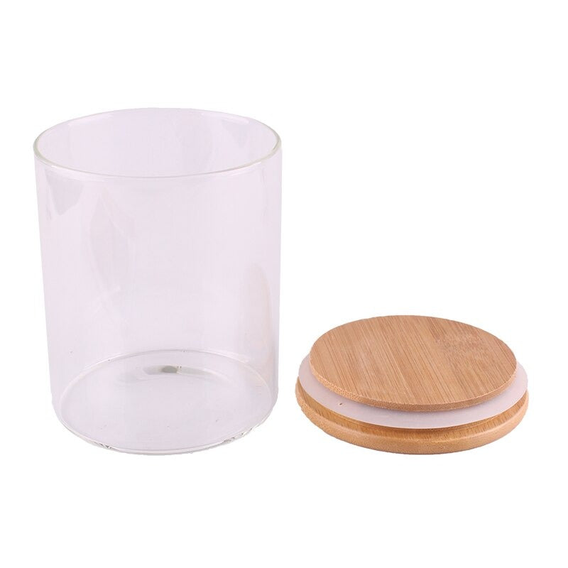Transparent High Borosilicate Storage Bottle - waseeh.com