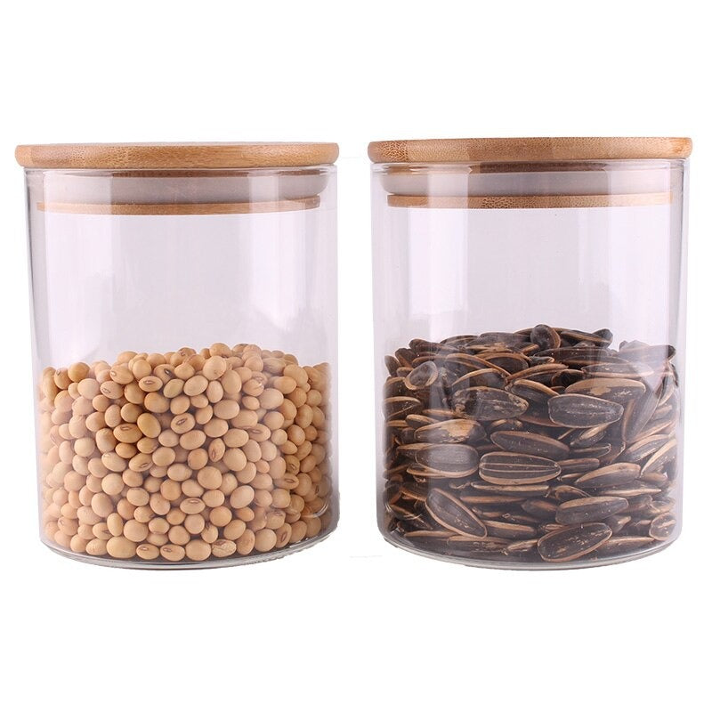 Transparent High Borosilicate Storage Bottle - waseeh.com