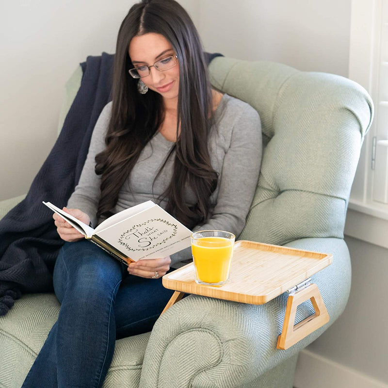 Couch Arm Tray Table, Portable Table and Side Tables for Small Spaces - waseeh.com