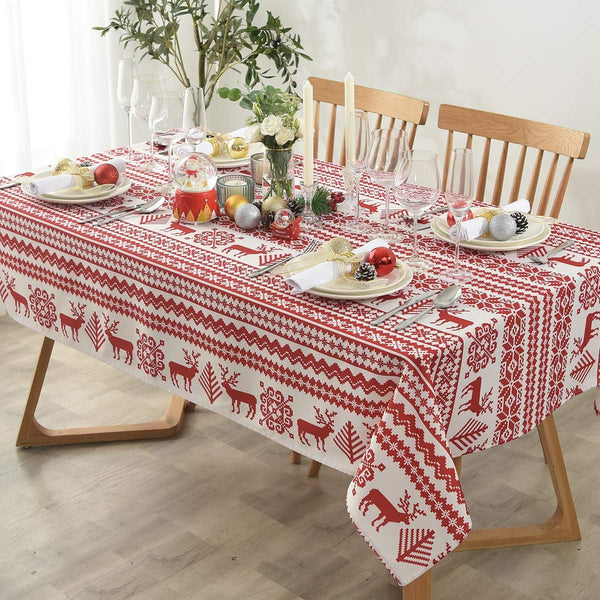 Nordic Printed Table Cover Duck Cotton