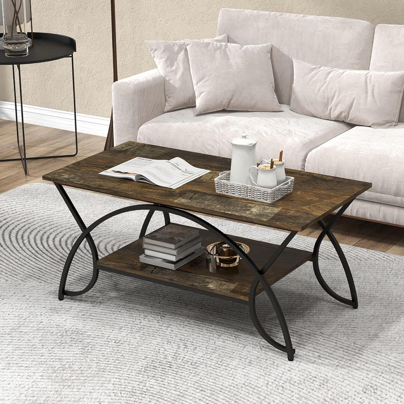 Cosablancy Modern Rectangular End Living Room Office Lounge Center Table