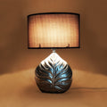 Ceramic Table Lamp with Shade with Bulb - waseeh.com