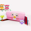 zipper pencil case - OWL - waseeh.com