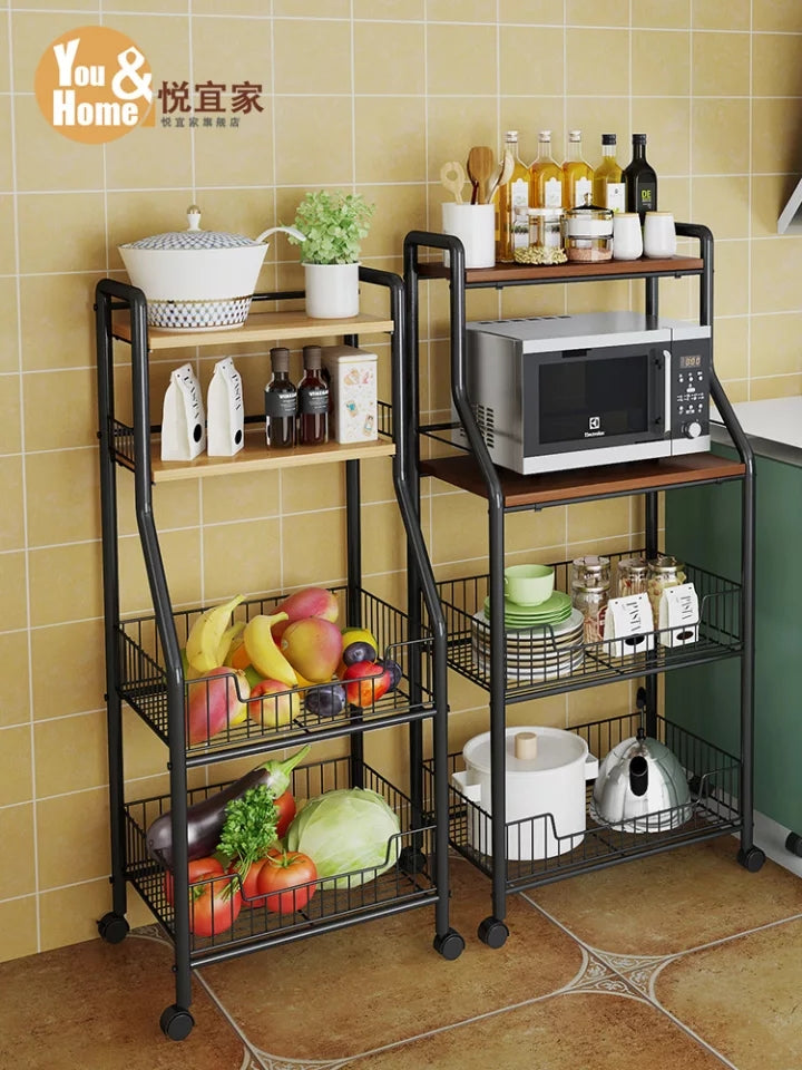 Floorie Moving Kitchen Cutlery Organizer Rack - waseeh.com