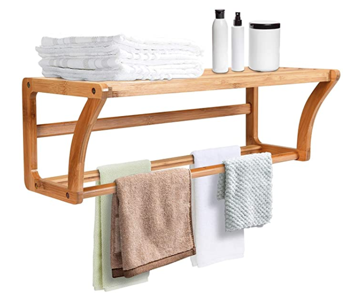 Exquisite Bamboo Towel Rack - waseeh.com