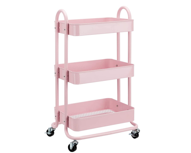 Rolling Zone Kitchen Cart Trolley (3-Tier) - waseeh.com