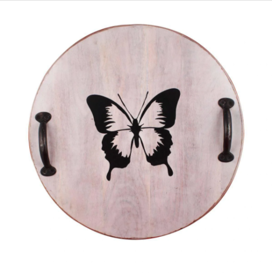 Butterfly Ballet Serving Tray - waseeh.com