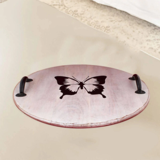 Butterfly Ballet Serving Tray - waseeh.com