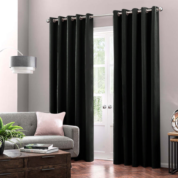 Lavish Black Curtains (Lining) - waseeh.com