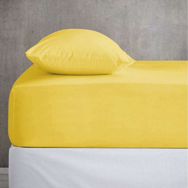 Flaxen Cotton Fitted Sheet - waseeh.com