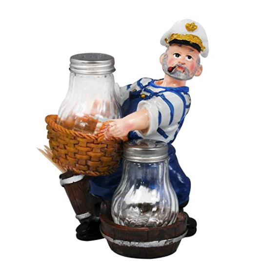 Salt & Pepper Set ("Sailor on the Roll" Style) - waseeh.com