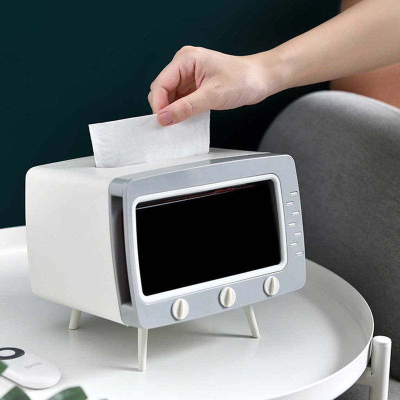 Desktop TV Tissue Box - waseeh.com