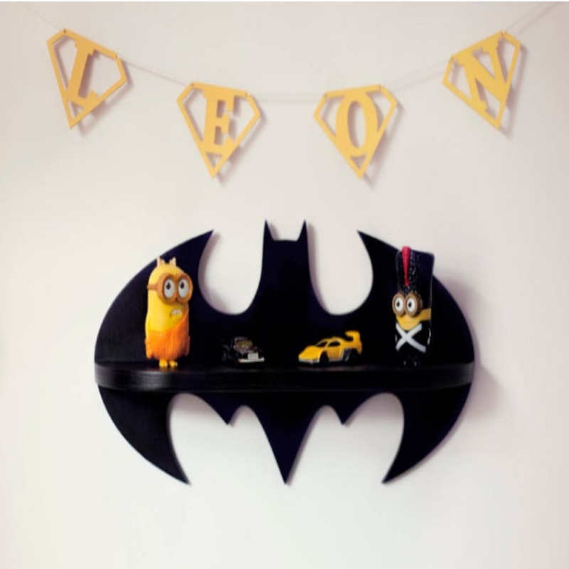 Batman Bedroom Floating Organizer Shelve - waseeh.com