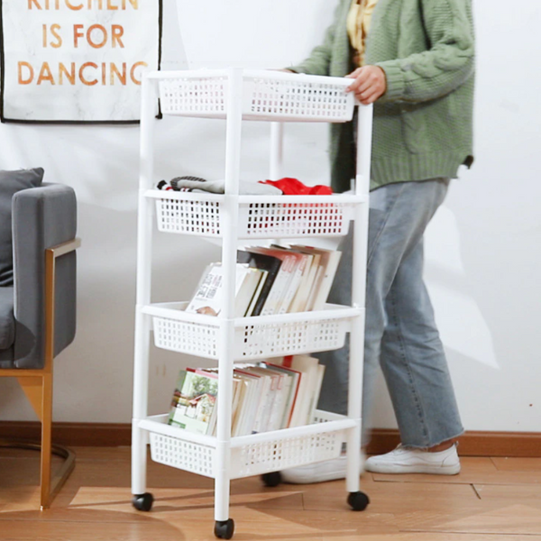 Ziggy Zack Living Lounge Kitchen Storage Organizer Trolley - waseeh.com