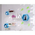 Hexa Maze Kids Bedroom Living Drawing Room Floating Shelve (Set of 3) - waseeh.com