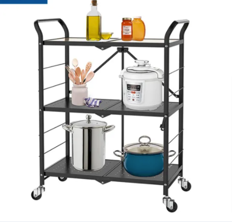 Mobile Kitchen Cart Organzier Trolley (3-Tier) - waseeh.com