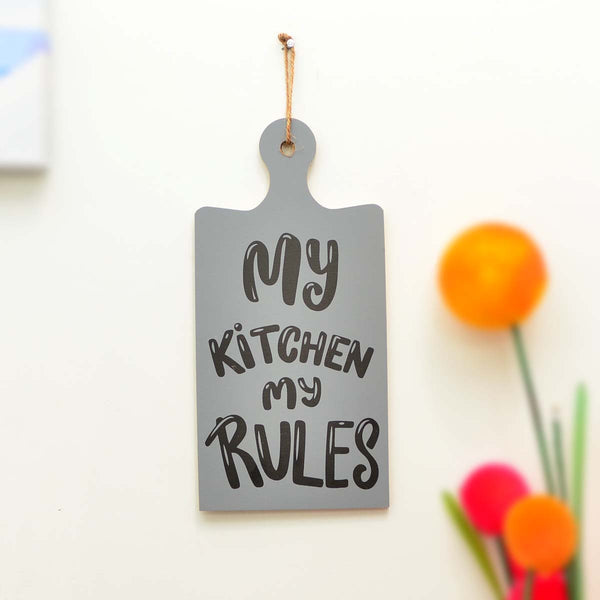 Wall "Strict Kitchen" Caption Decor - waseeh.com