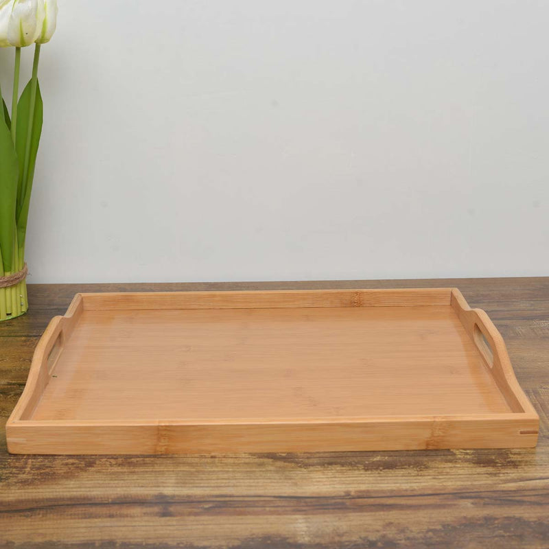 Zagged Bamboo Trays (Pack 3) - waseeh.com