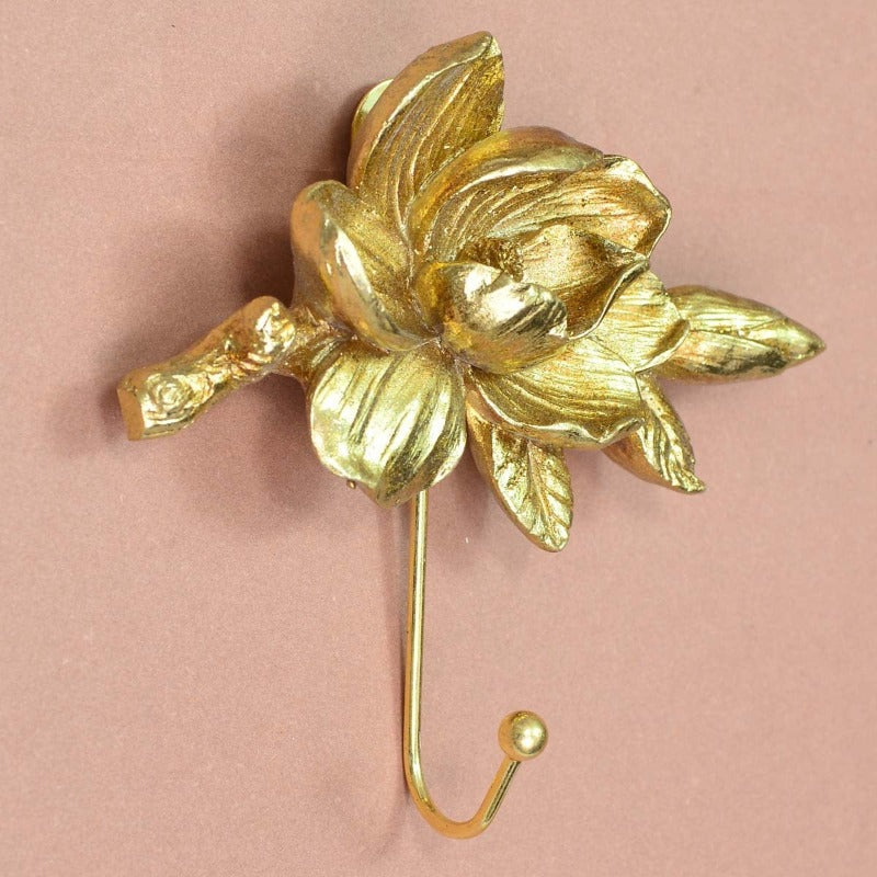 Goldy Flower Wall Hook - waseeh.com