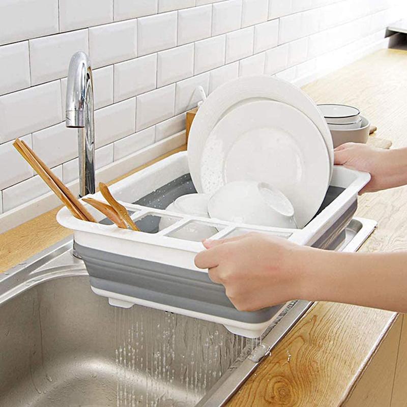 Foldable Drying Dish Basket - waseeh.com